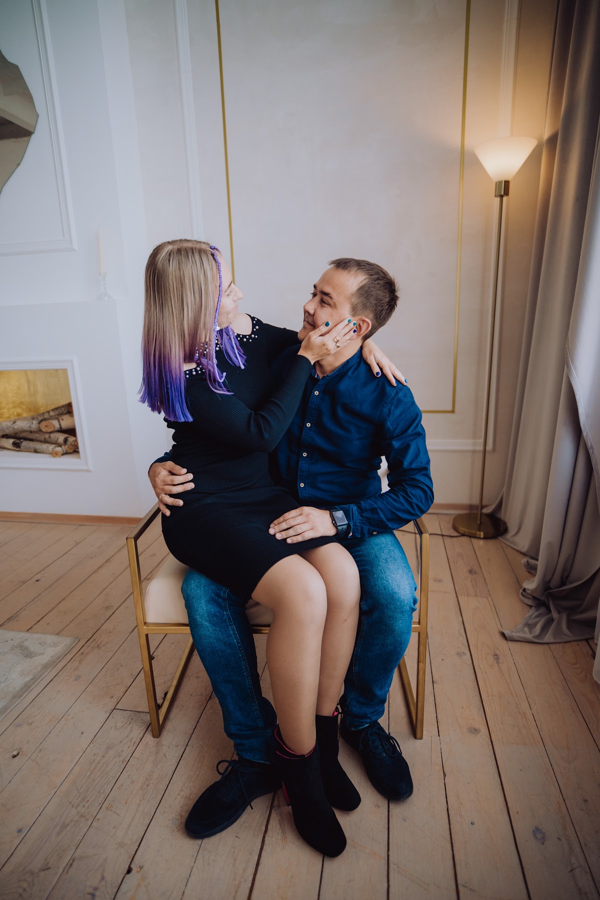 Семейная фотосессия в фотостудии