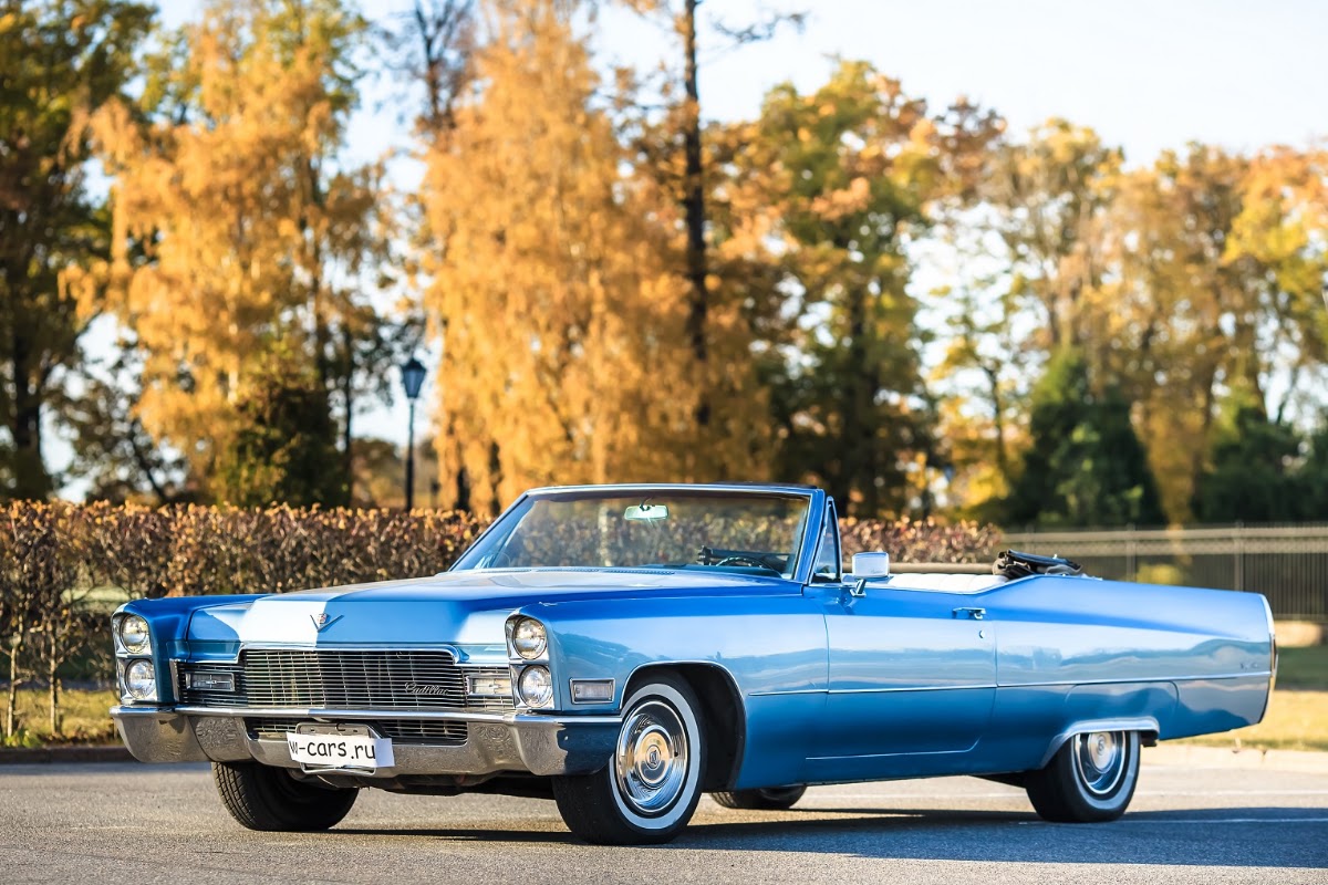 Cadillac De Ville 1968 Blue Sky