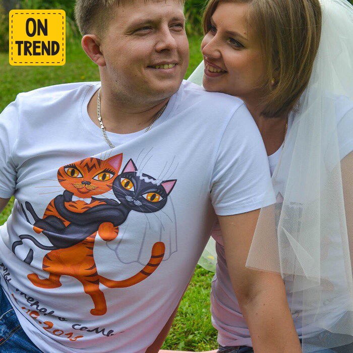 Свадебные футболки от компании «On-Trend»