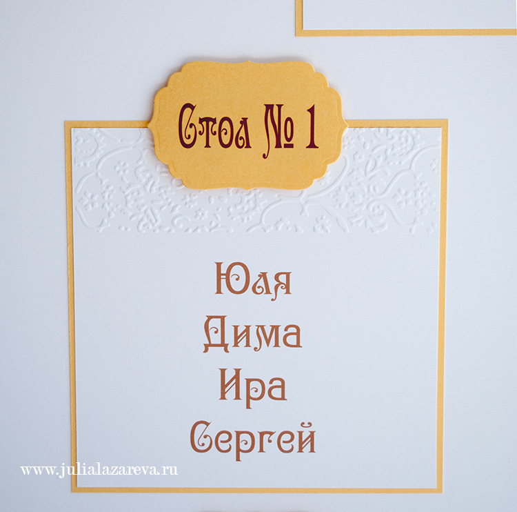 План рассадки