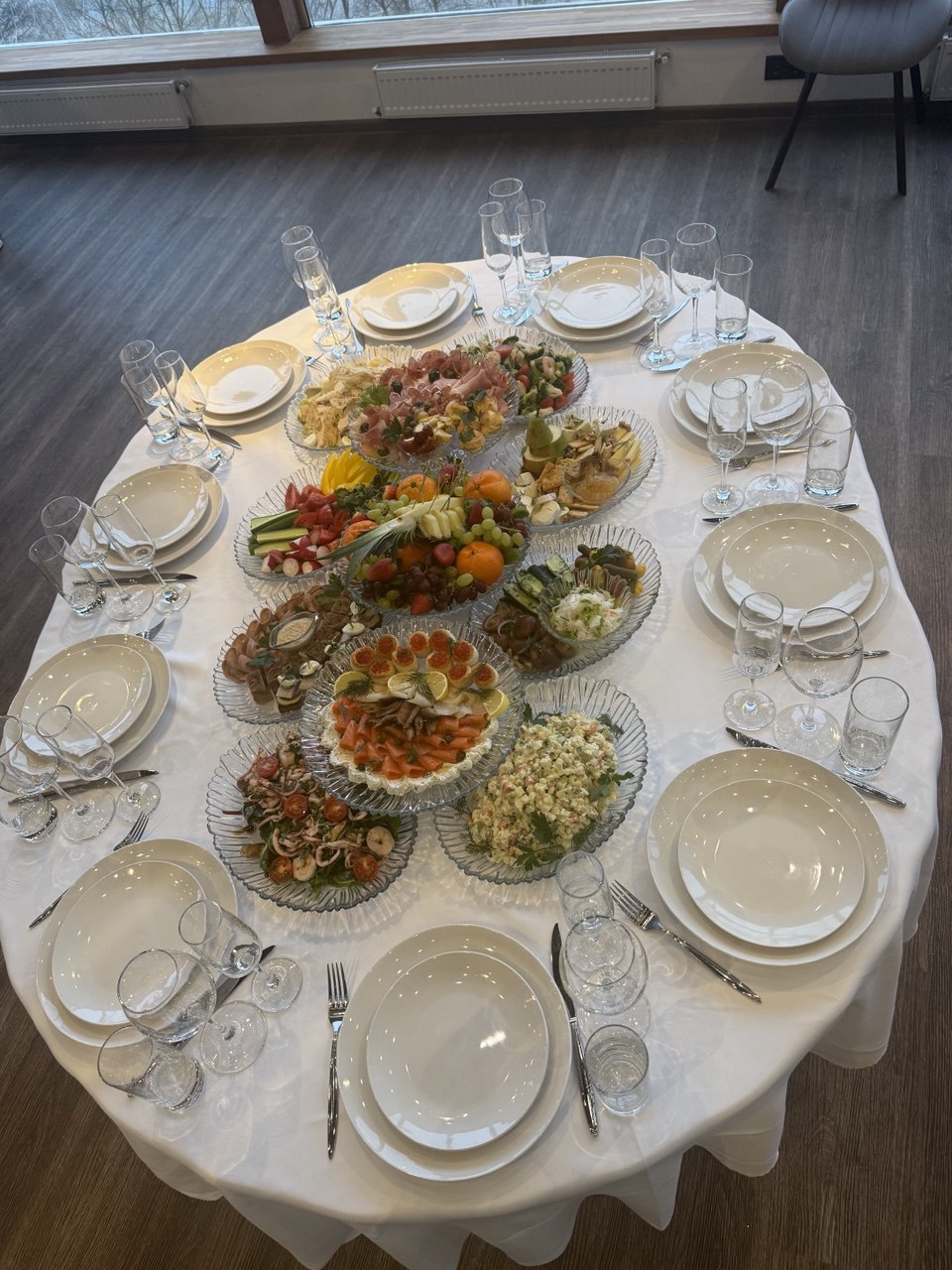 Сервировка и блюда
