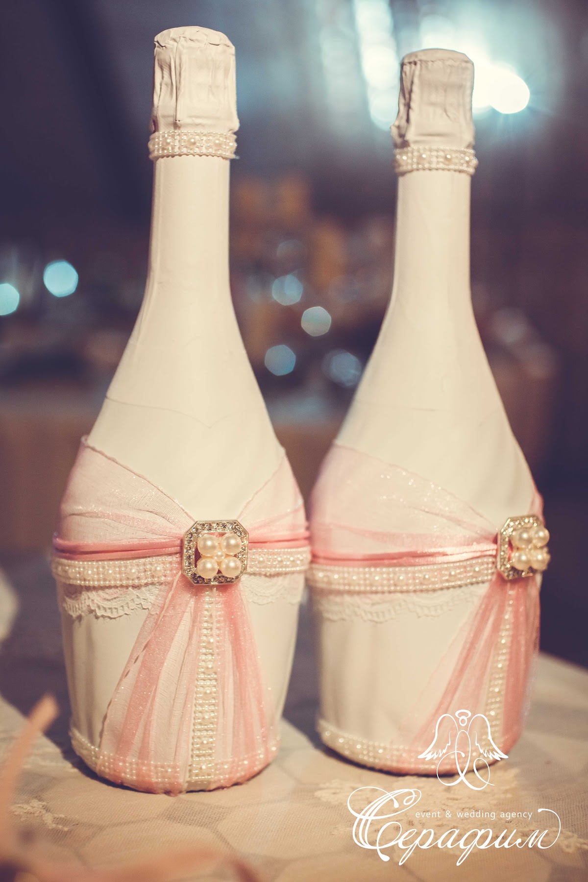 Rose and white wedding