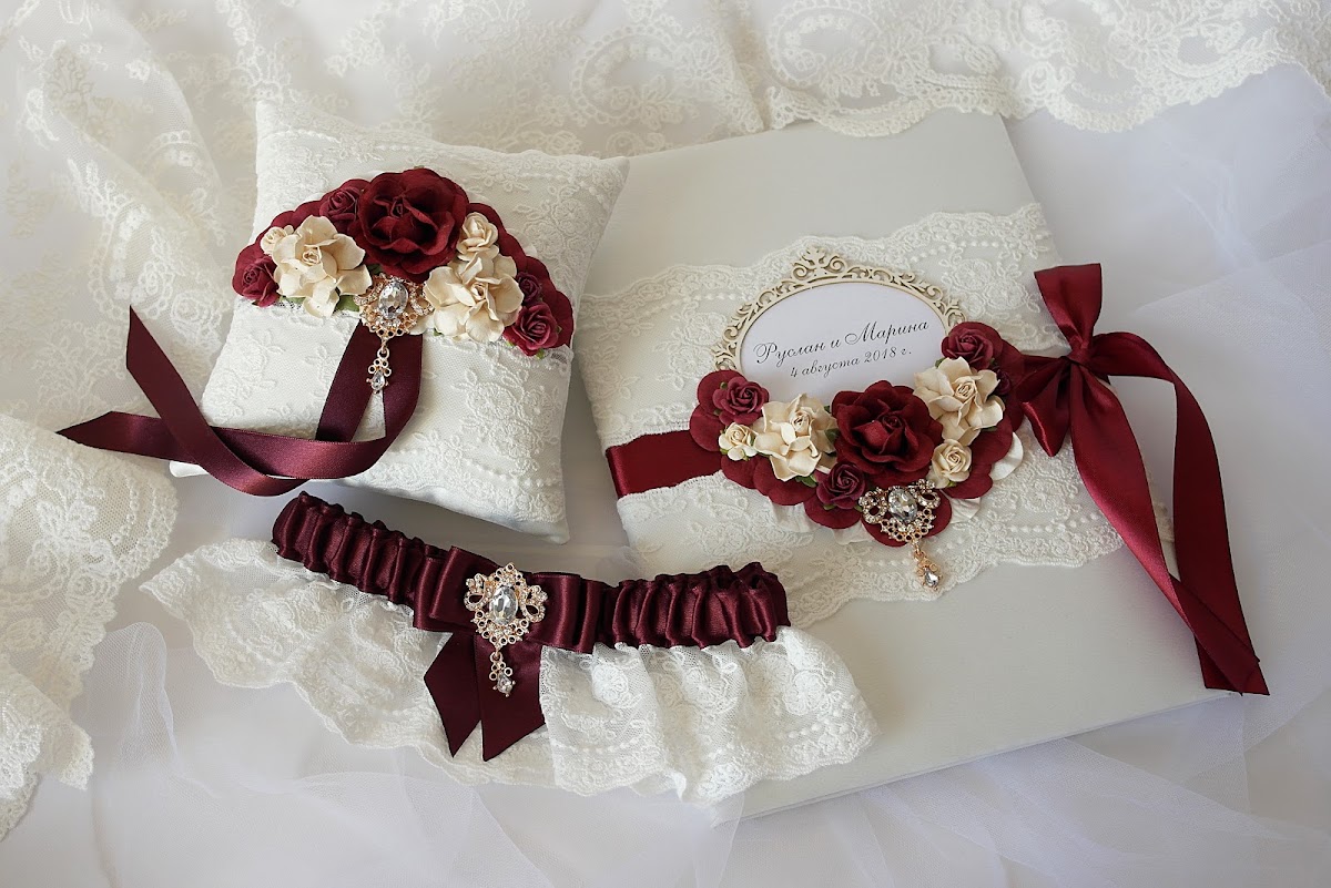 Коллекция "Gold and Burgundy"
