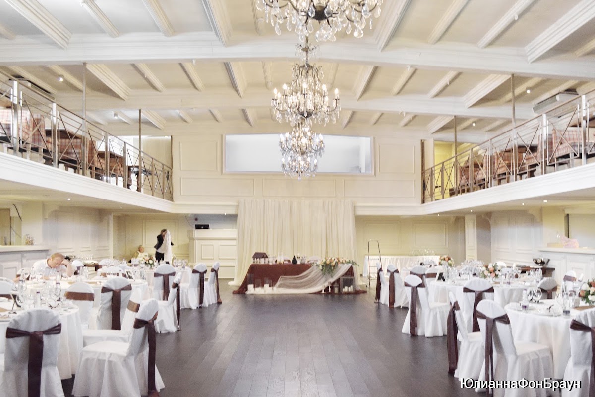 White Event Hall  свадьба с шоколадными нотками Паши и Анечки