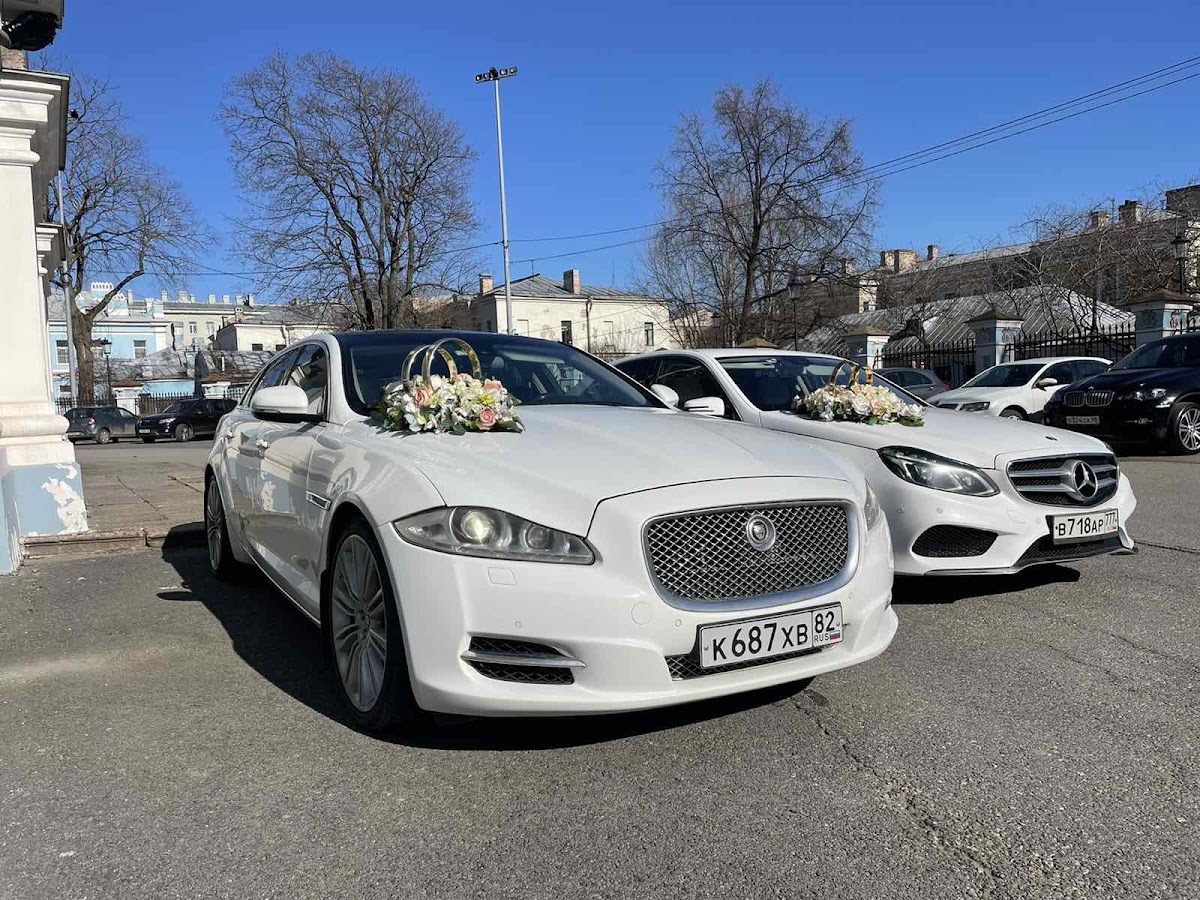 Ягуар XJ Long + Мерседес 212 AMG — кадр 2 из 10