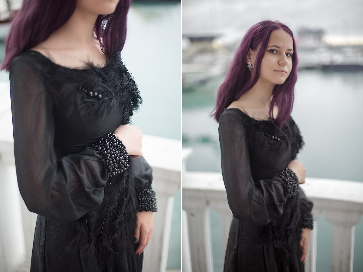 Портрет | Violet & Black