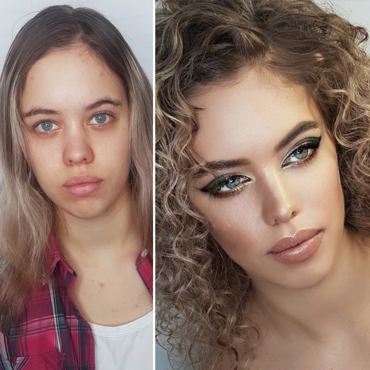 До и после