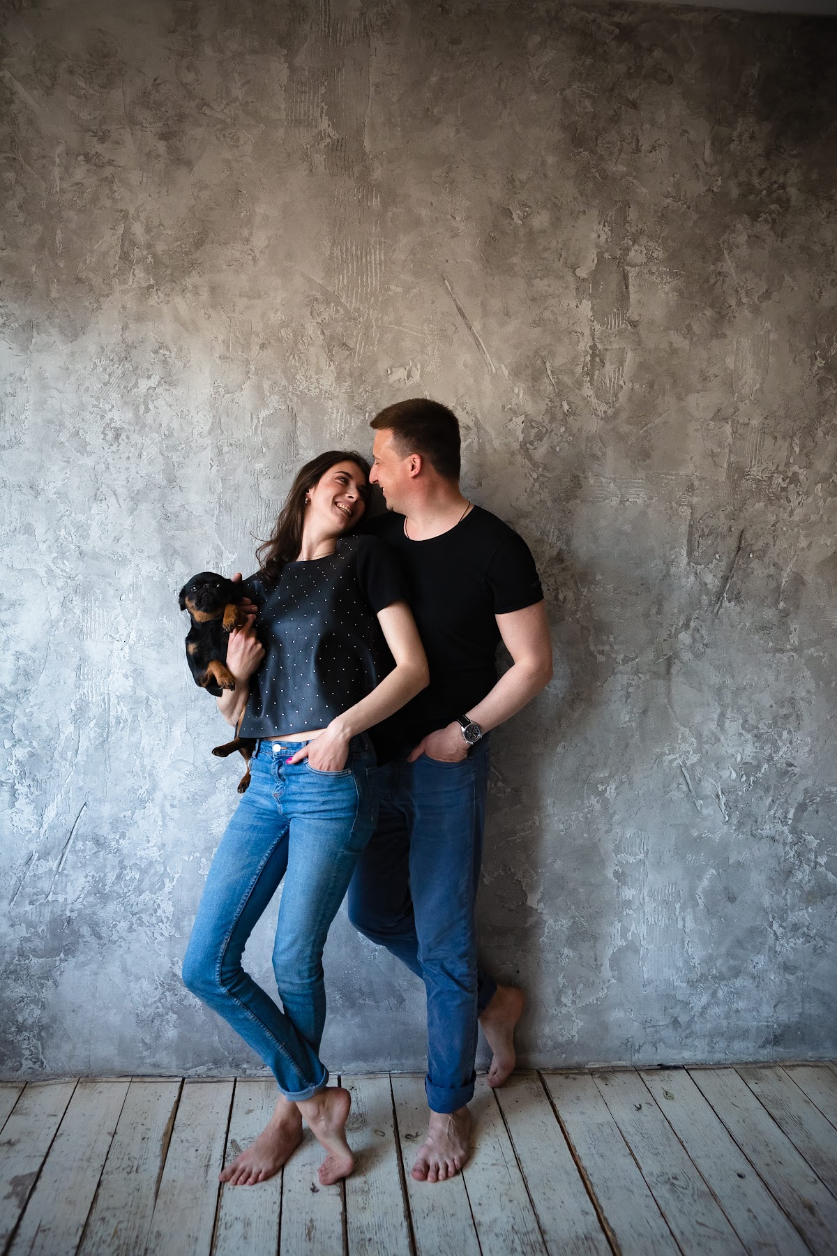 Семейная фотосессия в студии зал Loft
