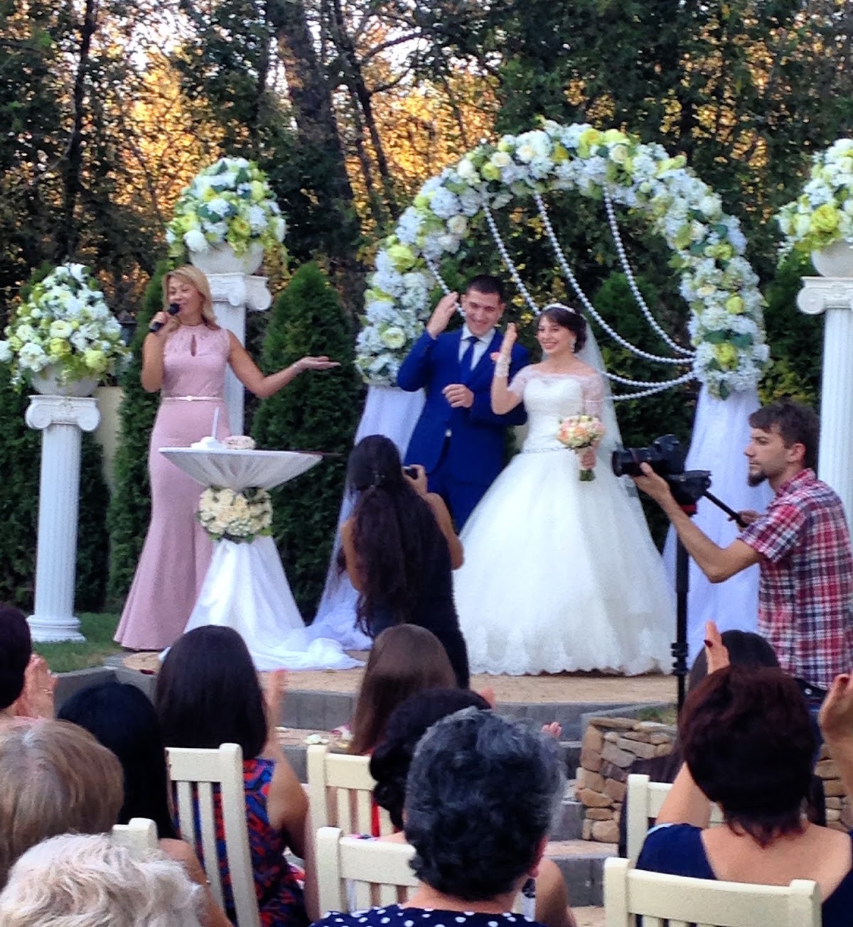 Виген и Маргарита 19 сентября 2015 года Торжественная роскошная свадебная церемония в "Шодо".