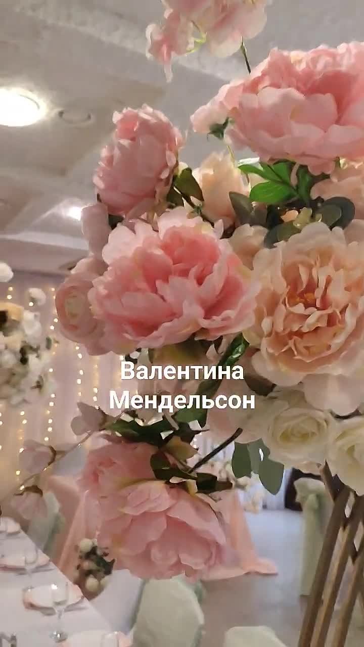 Свадебное оформление в кафе.