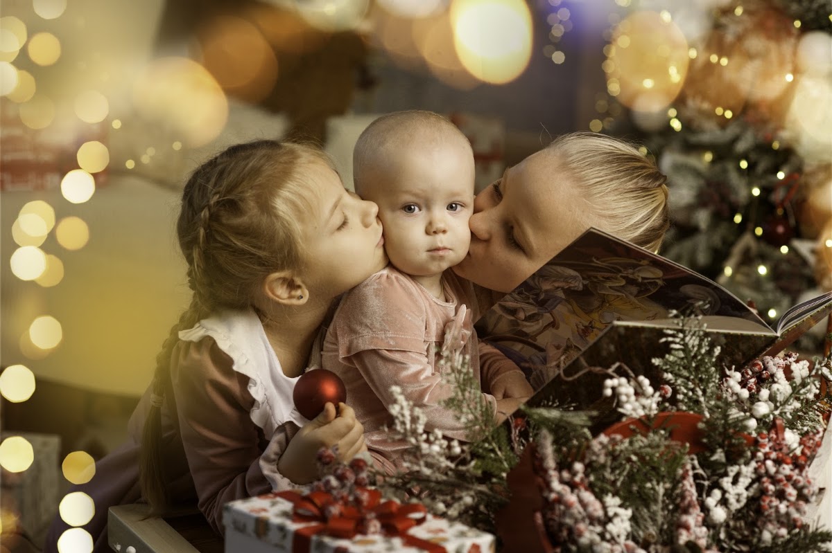 Новогодняя фотосессия в студии