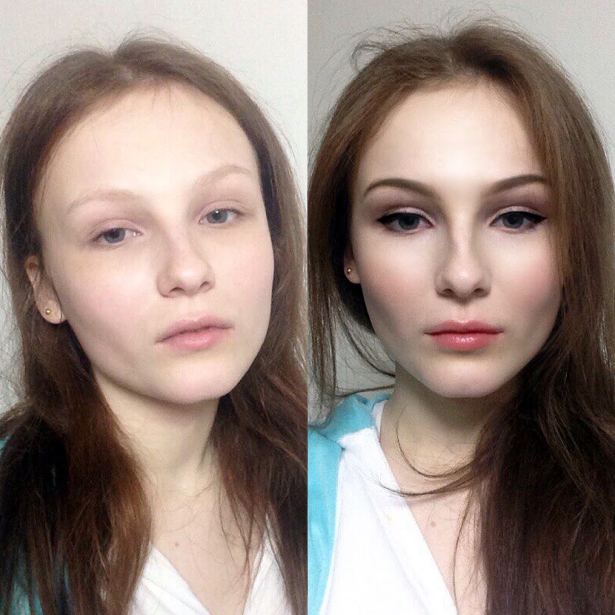 До и после