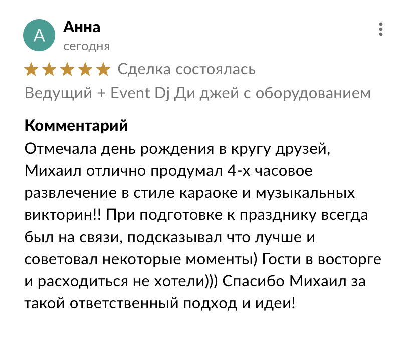 Отзывы 2022