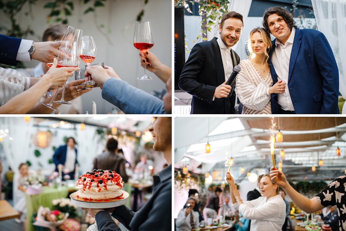 Свадьба в МАЕ. ДА! Open Air в Food Embassy. Вика и Женя.