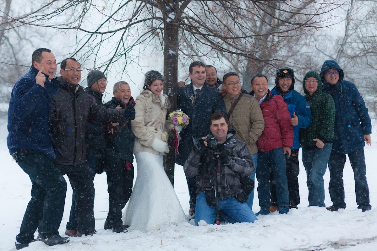 В процессе съёмок.