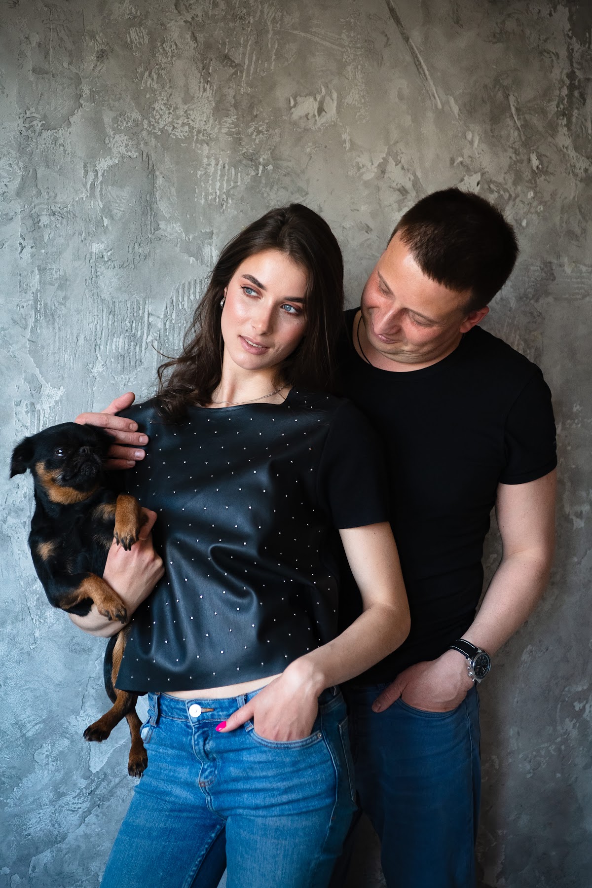Семейная фотосессия в студии зал Loft