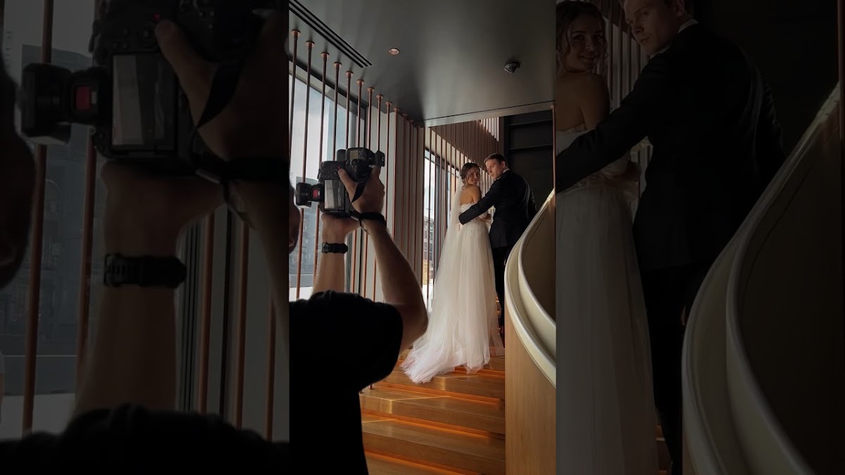Wedding backstage