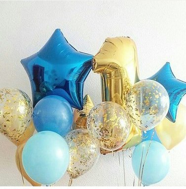 Модный тренд - шары цифры
