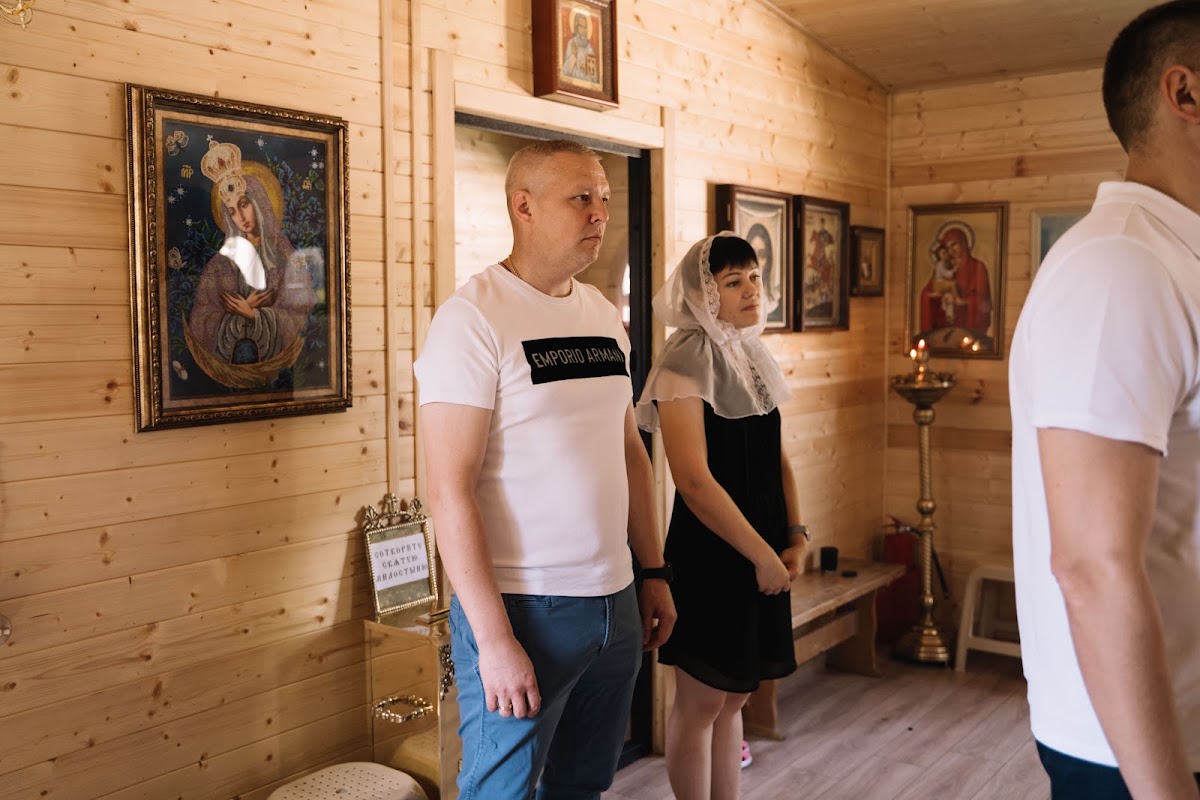 фотосессия таинства крещения Вероники