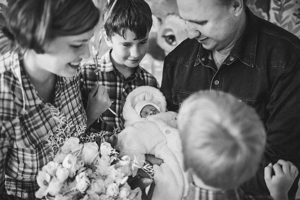Портфолио: Выписка из роддома