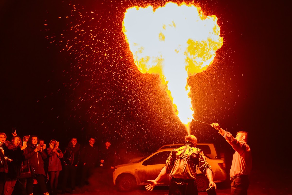 Огненное шоу "FireDrum"