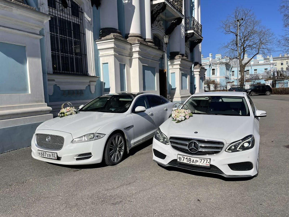 Ягуар XJ Long + Мерседес 212 AMG — кадр 4 из 10