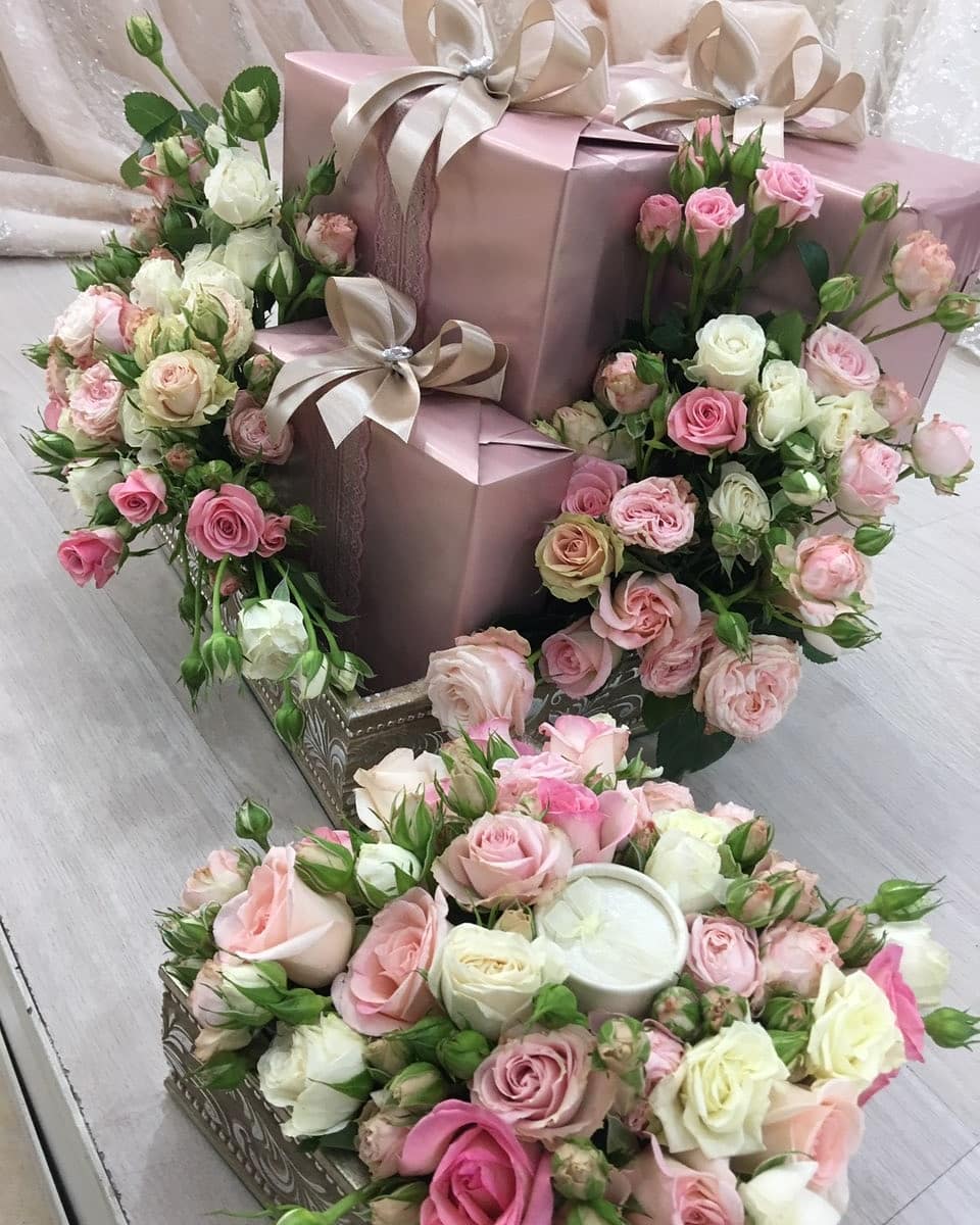 свадебные корзинки