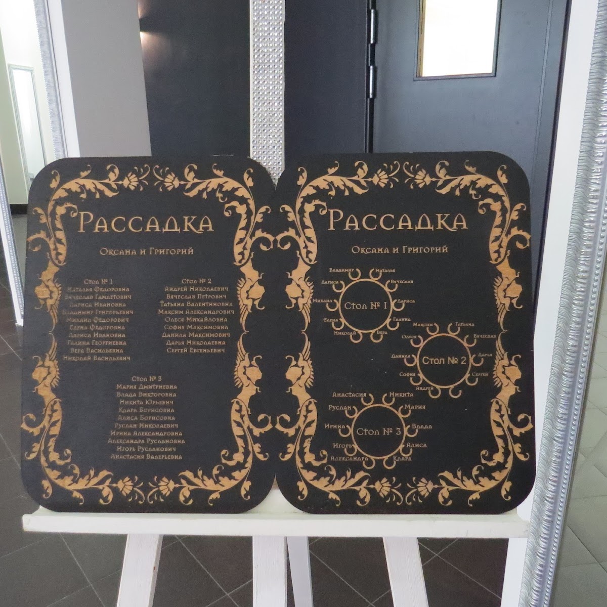 Свадьба в черно красном цвете. Оксана и Григорий.