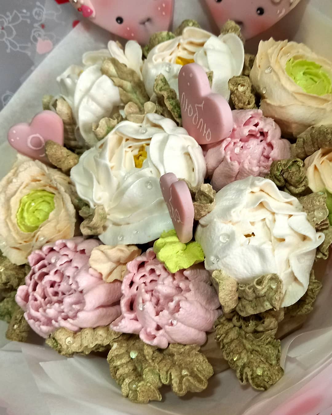 Зефирные цветы