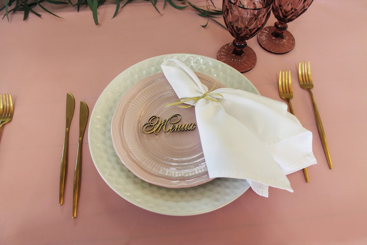 СЕРВИРОВКА СТОЛА СВАДЬБЫ ЦветникWEDDING