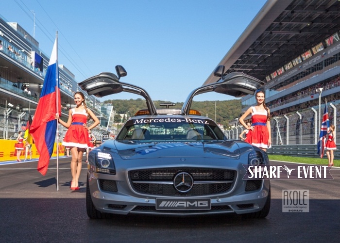 Наши модели официальные Grid Girls на Формула-1. Гран-При России. Сочи