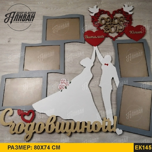 Фоторамки, фотокомпозиции, наборы аксессуаров