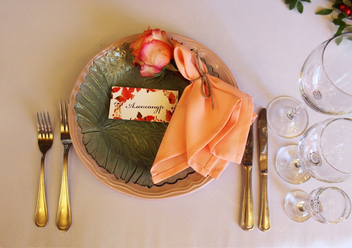 СЕРВИРОВКА СТОЛА СВАДЬБЫ ЦветникWEDDING
