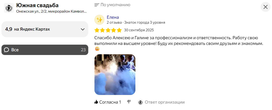 Отзывы наших клиентов