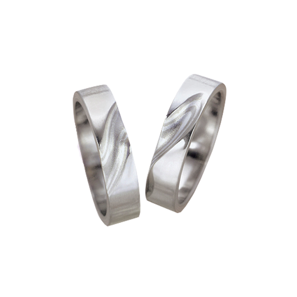 Обручальные и помолвочные кольца Mokume Gane