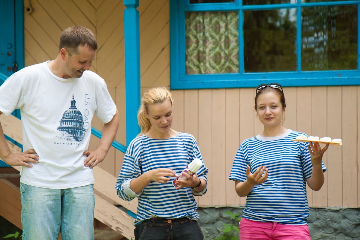 Teem building в заброшенном лагере в Киселихе.