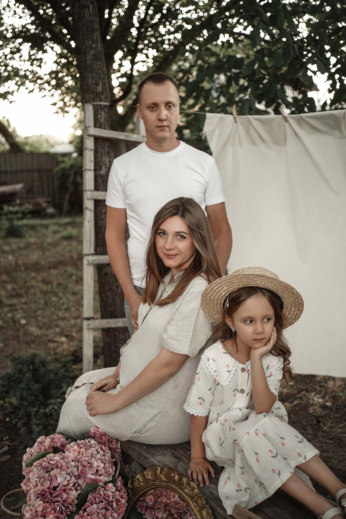 Семейная фотосессия в саду
