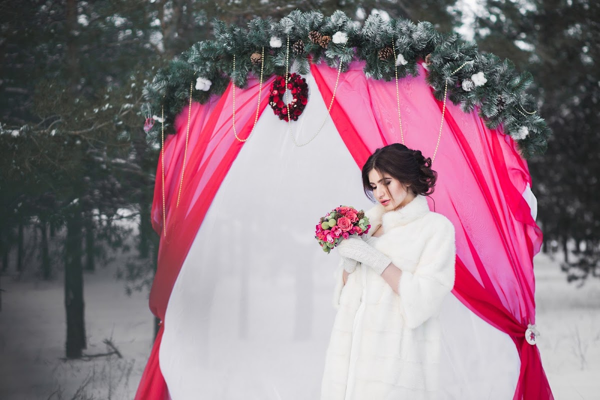 Зимнее Love story в лесу