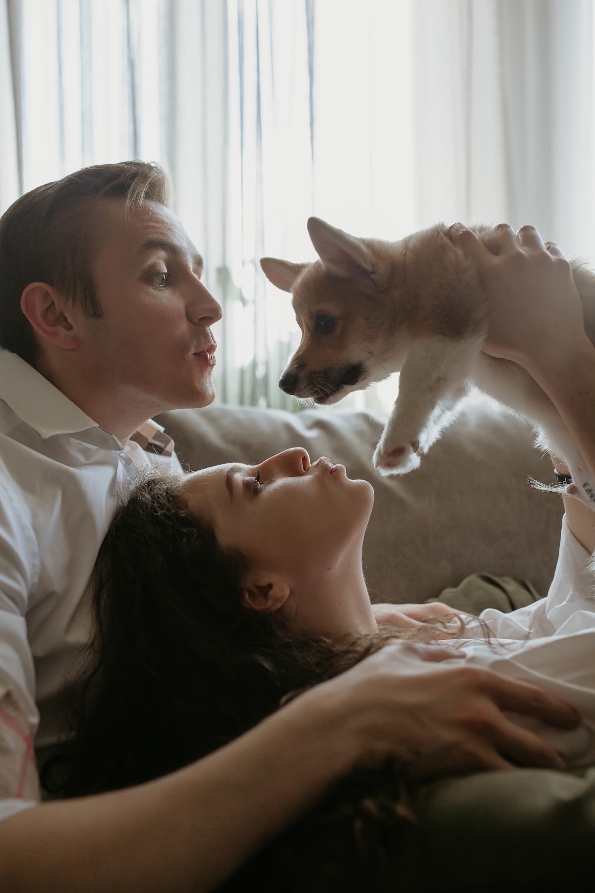 Егор, Лена и малыш Шелби
