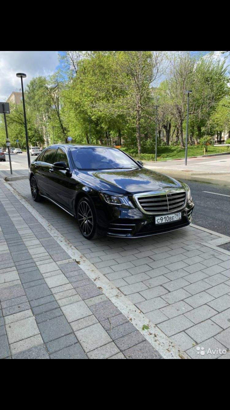 Mercedes-Benz S 222 AMG рестайлинг светлый салон