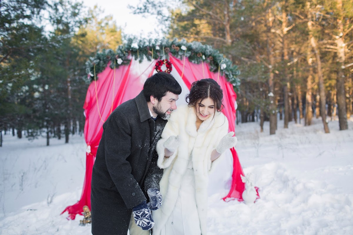 Зимнее Love story в лесу