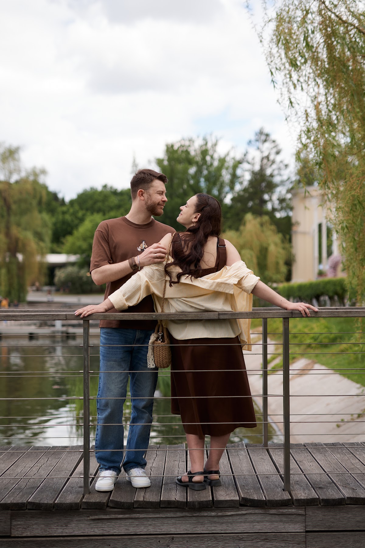 Фотосессия беременности: прогулка