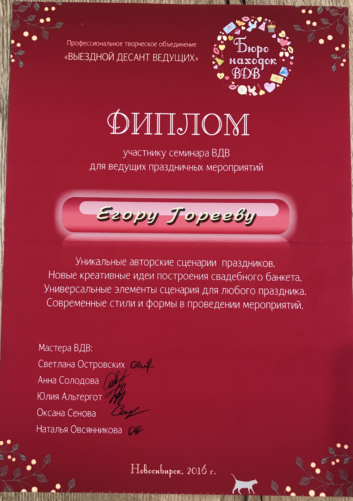 Дипломы