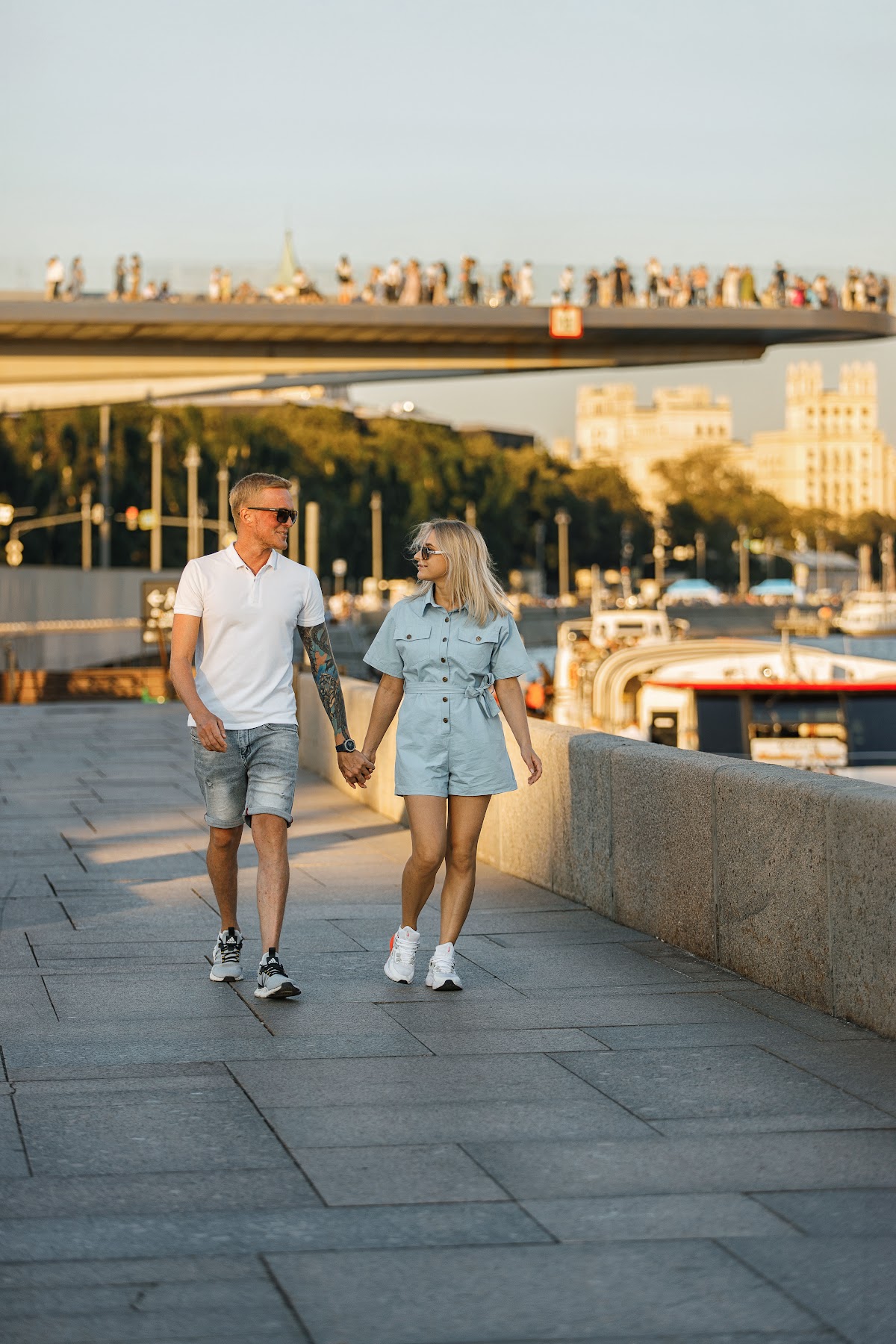 Прогулка в парке Зарядье