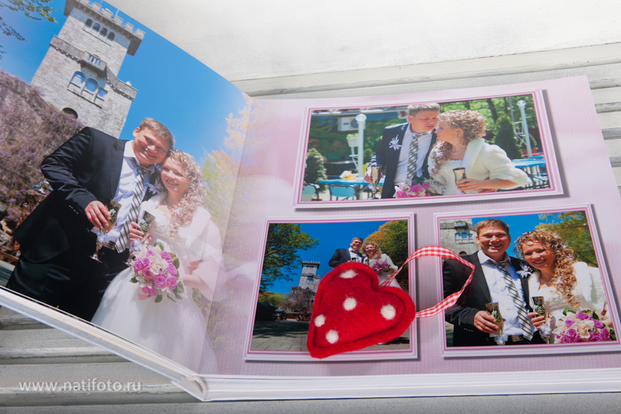 Пример готовой свадебной книги