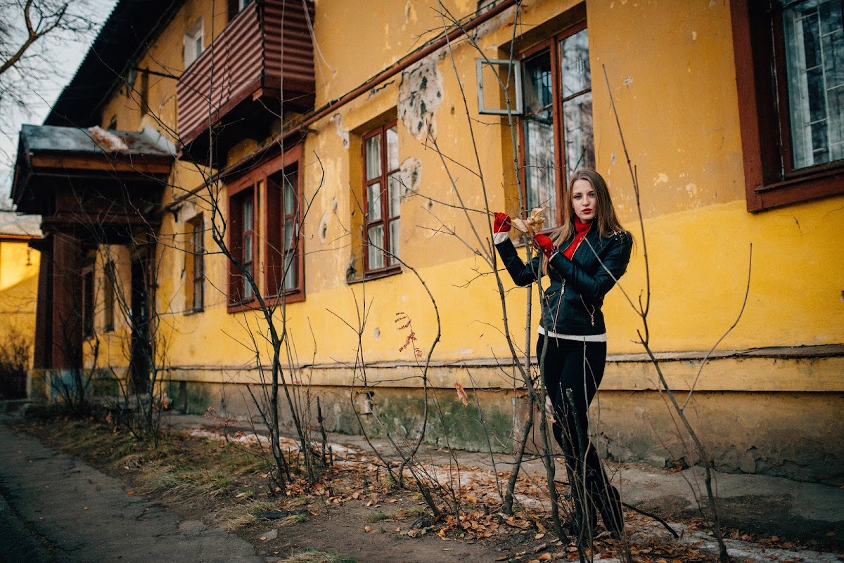 лиричная фотосессия в ноябре