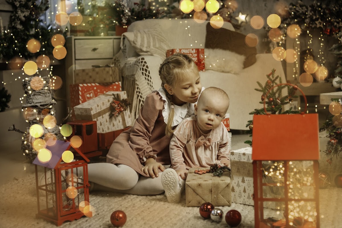 Новогодняя фотосессия в студии