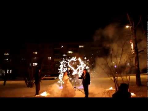 Видео свадебных фейерверков и салютов