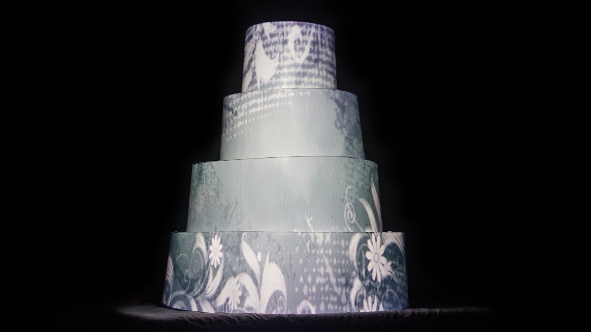 3D Mapping Свадебного Торта