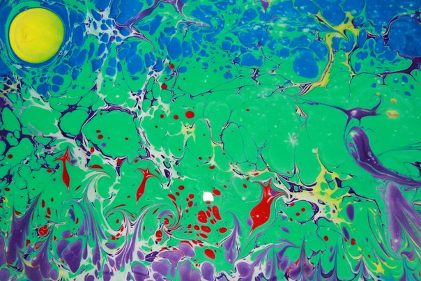 Ebru — рисование на воде